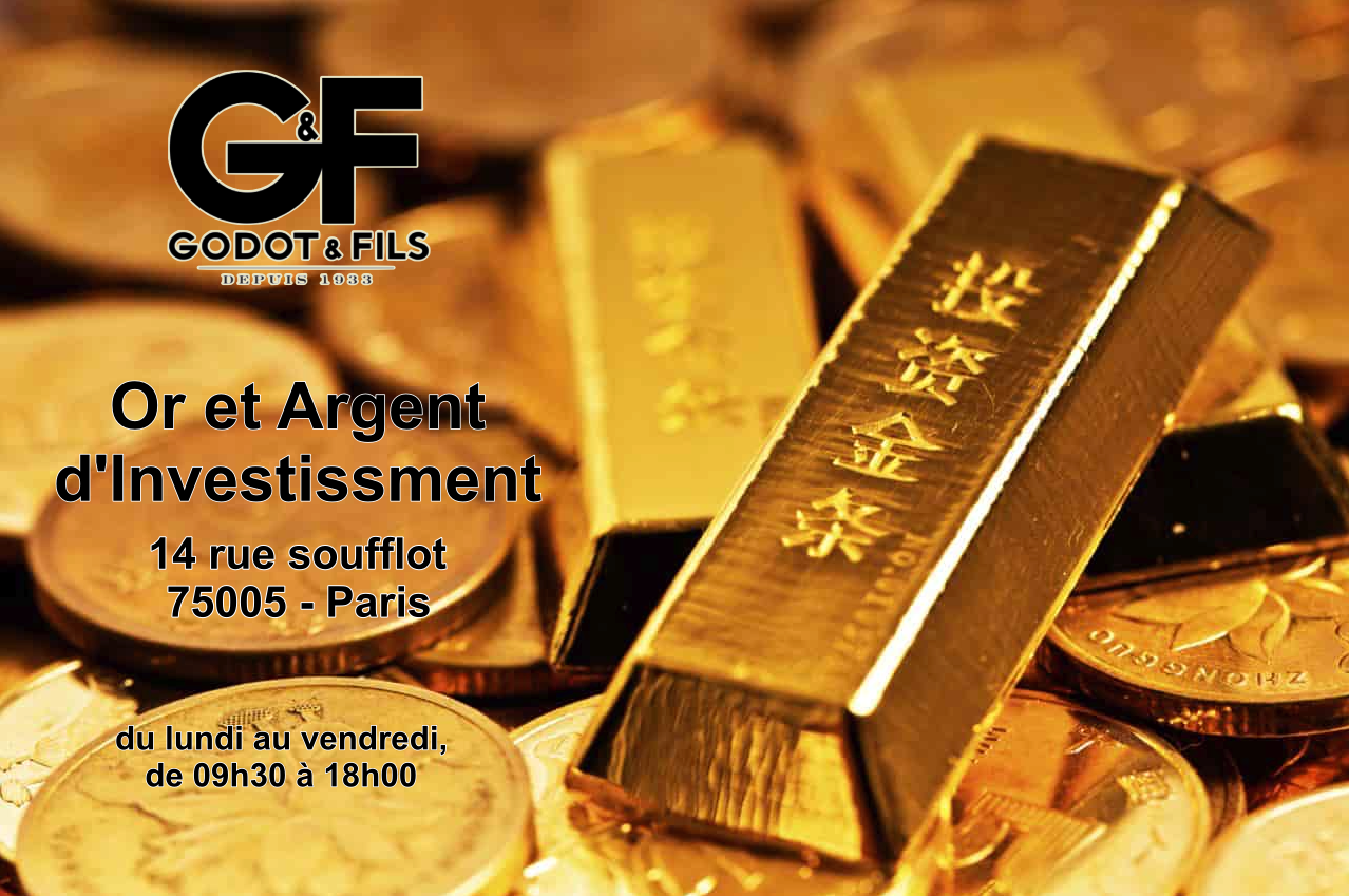 cours de l'or godot et fils l'or d'investissement